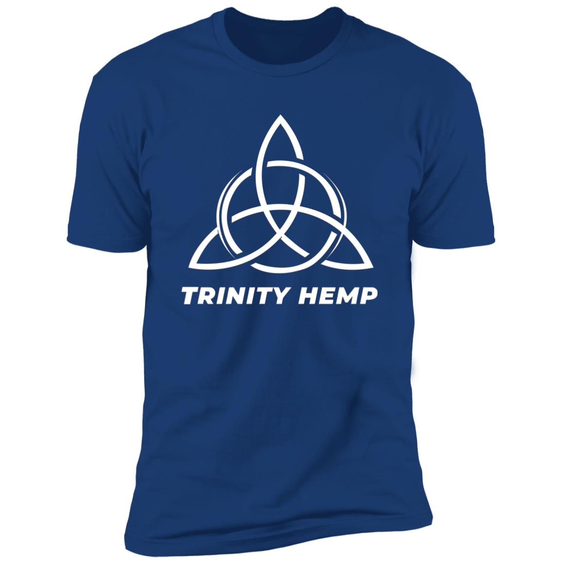 TRINITY WHITE LOGO MENS CREW TEE